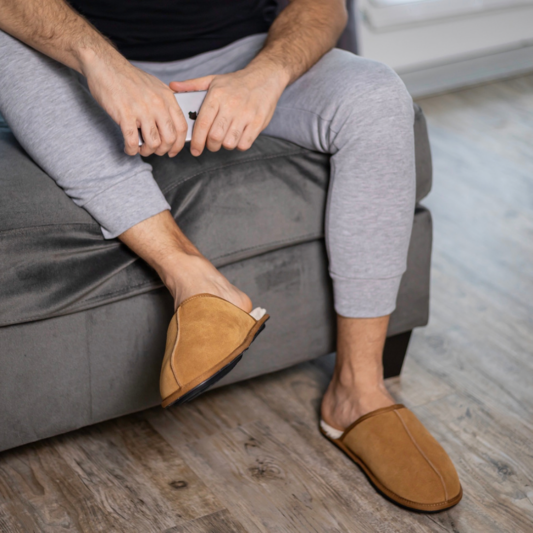 Men's Jax Suede Slipper - Lyfe Lax